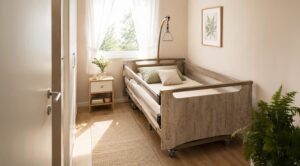 Lit médicalisé dans une petite chambre : est-ce vraiment possible ? lit médicalisé petite chambre